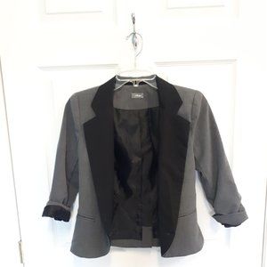 Black and grey Studio blazer size xs